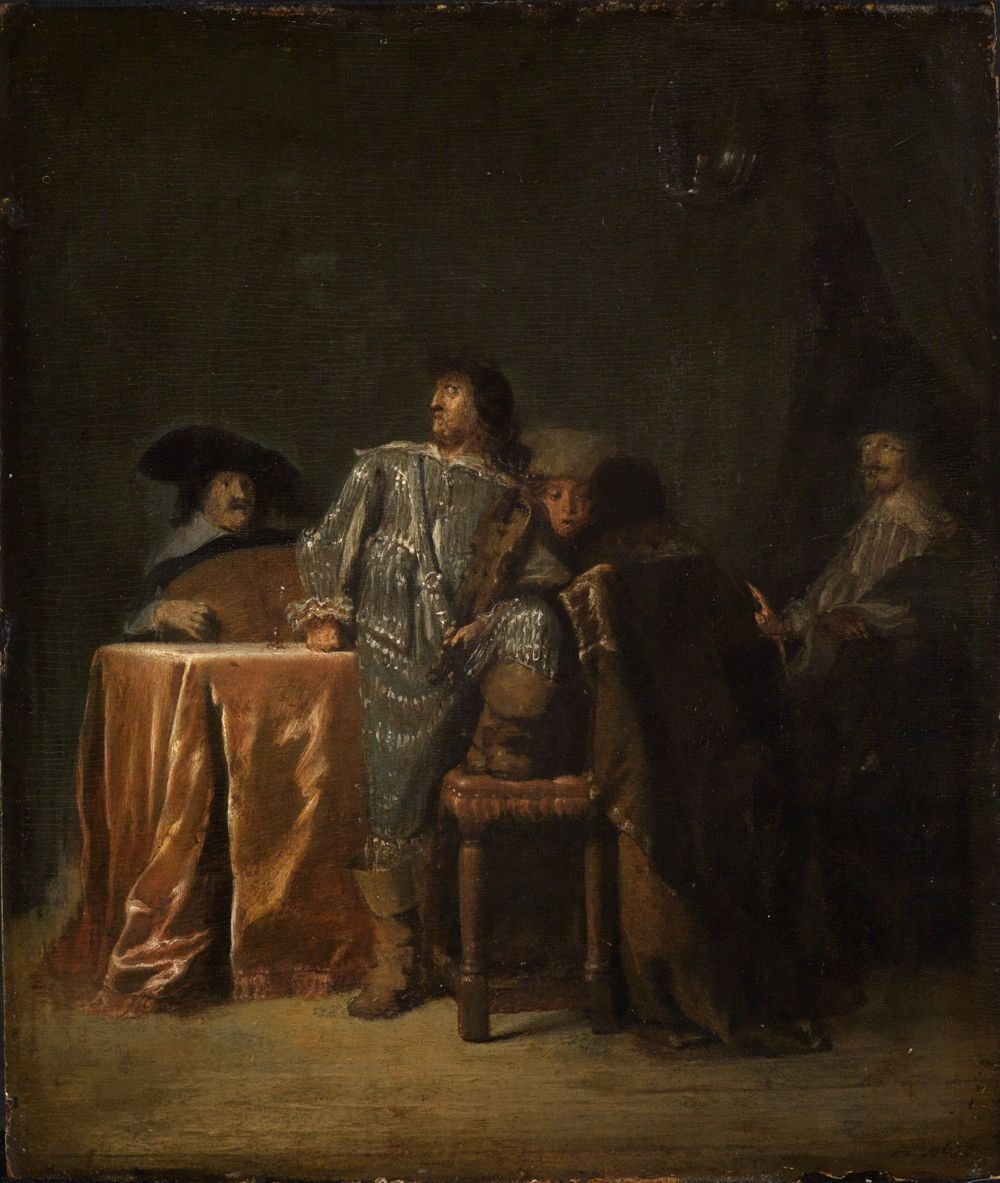 Leonaert Bramer - Musizierende Offiziere