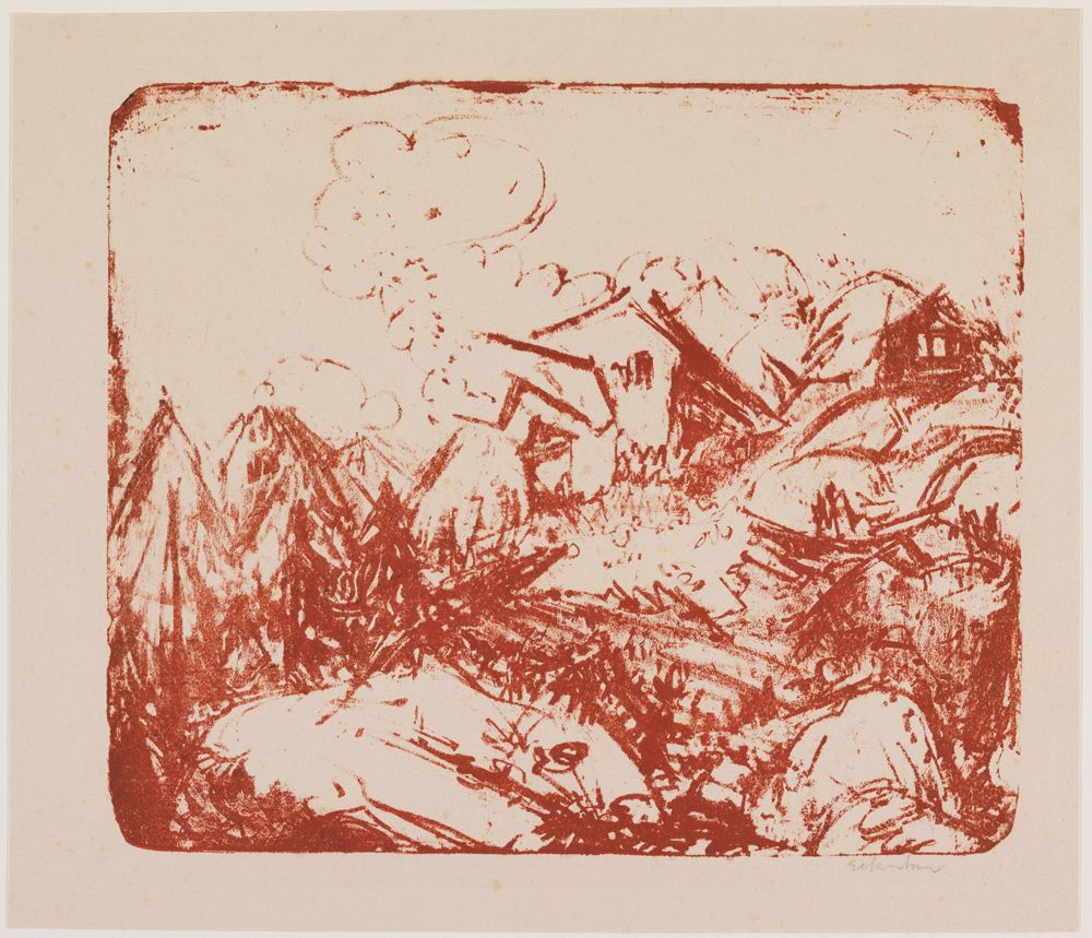Ernst Ludwig Kirchner - Alphütten