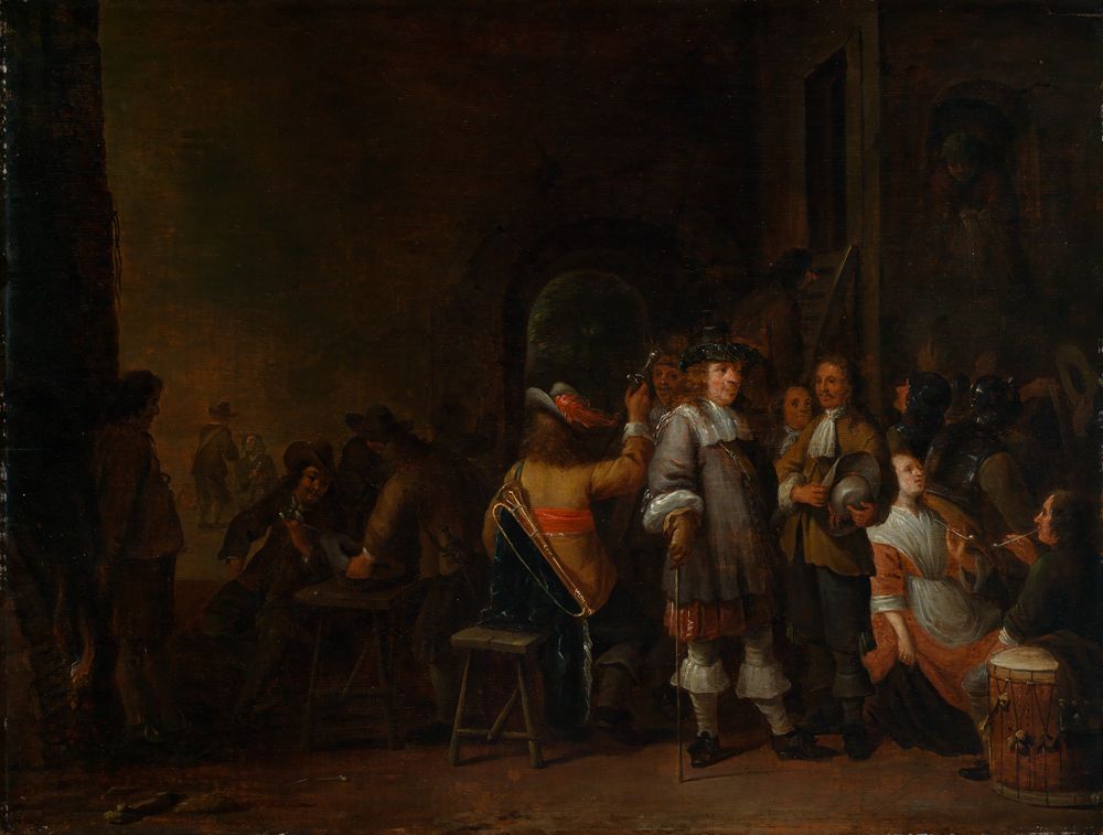Anthonie Palamedesz. - Soldaten im Quartier