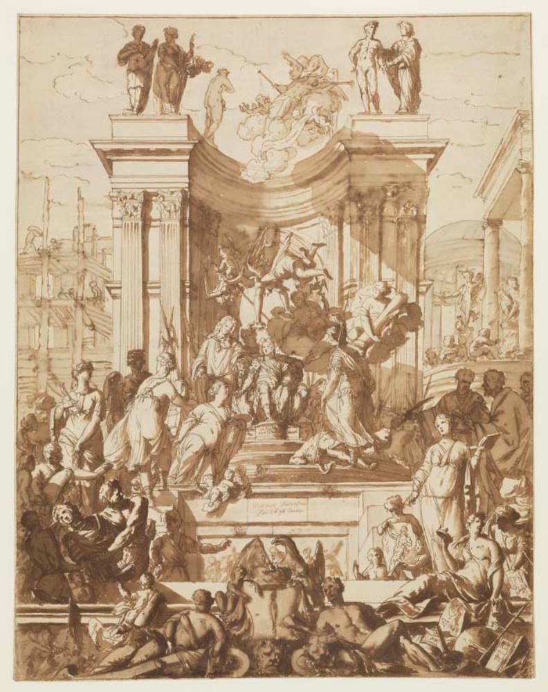 Mattheus Terwesten - Allegorie auf die Eröffnung der Berliner Kunst-Akademie