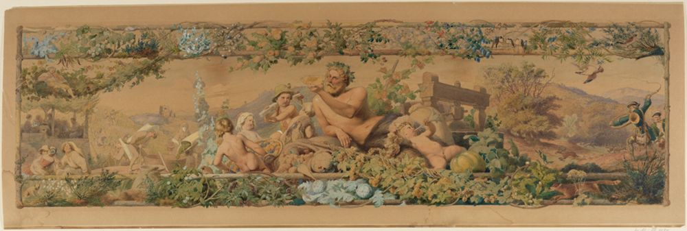 Adolf Schrödter - Jahreszeitenzyklus: Der Herbst