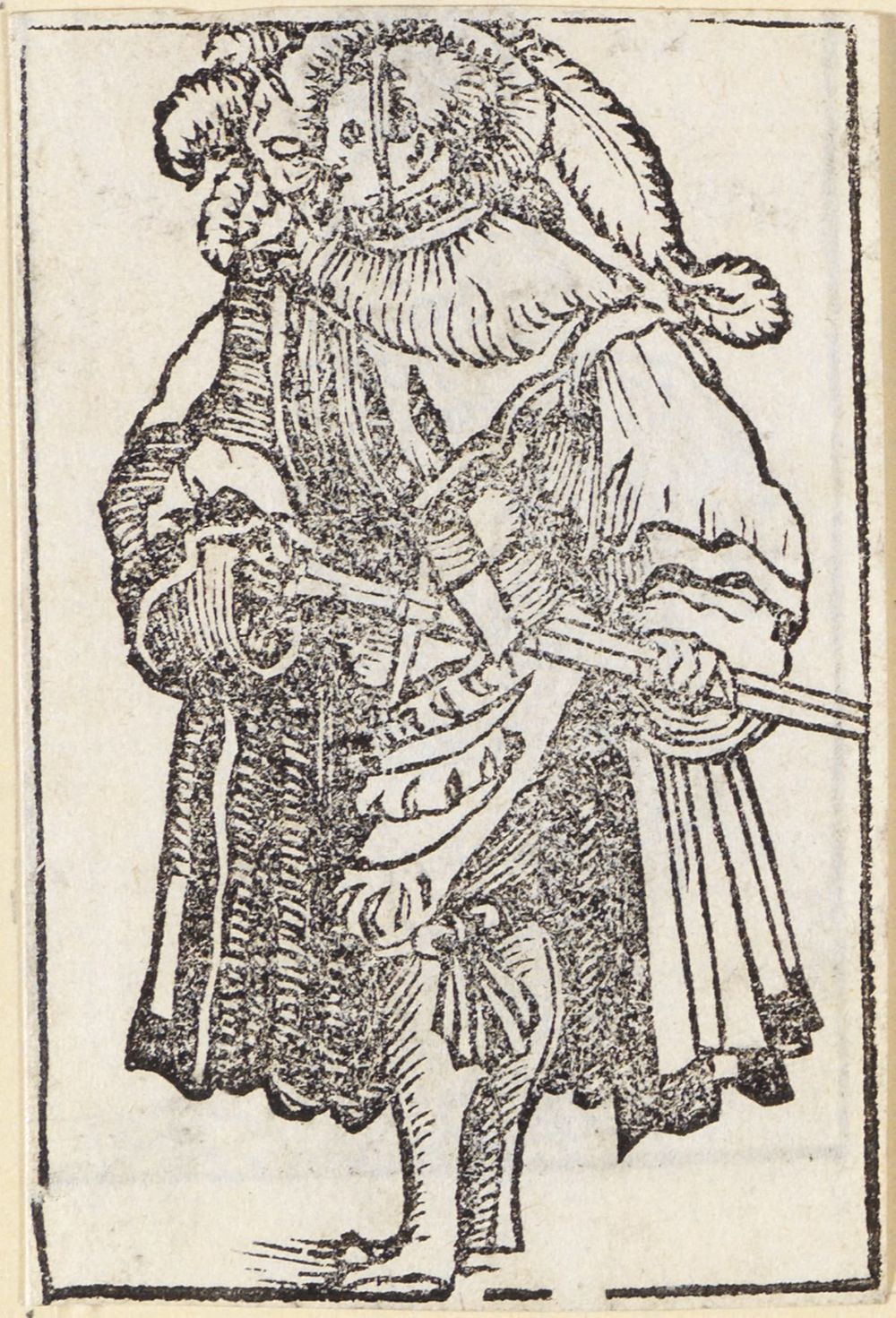 Niklaus Manuel, gen. Deutsch - Krieger mit Schwert