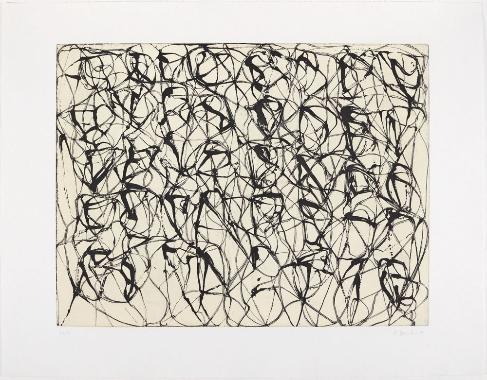 Brice Marden - Cold Mountain Series. Zen Studies