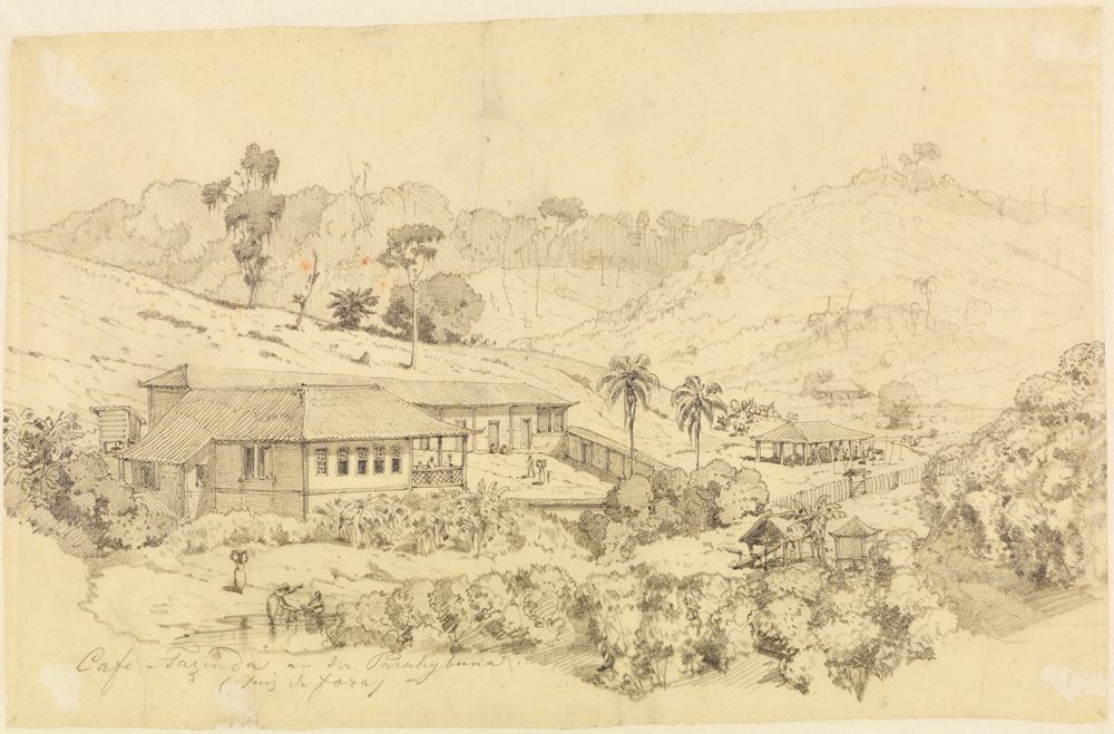 Ferdinand Keller - Cafe - Fazinda an der Parahybuna