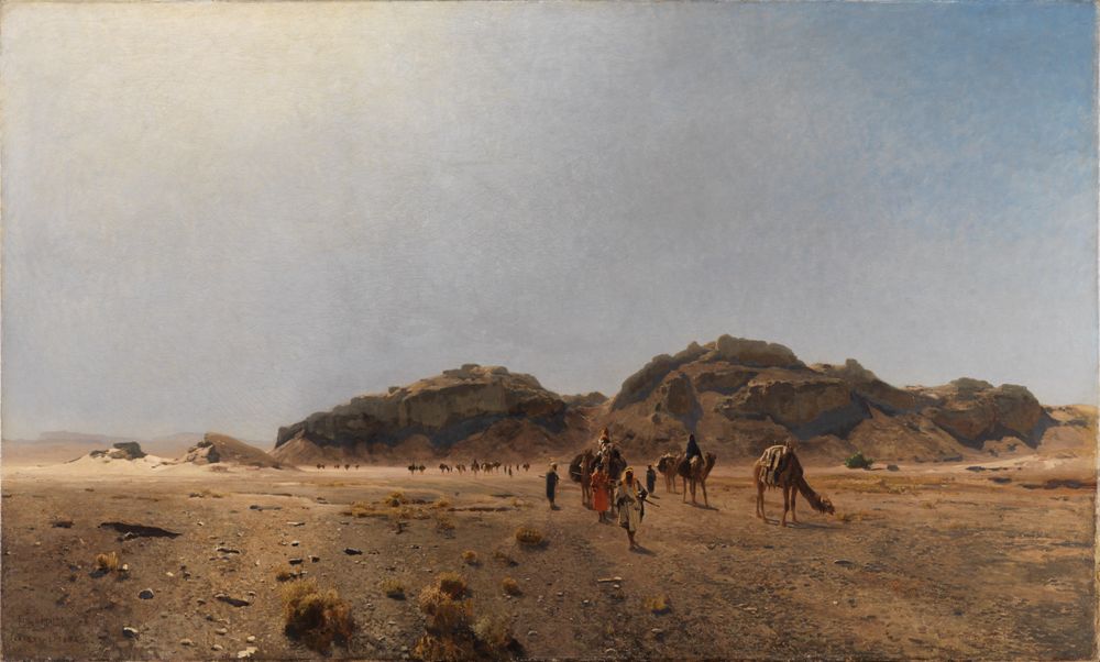 Eugen Bracht - In der Wüste Araba