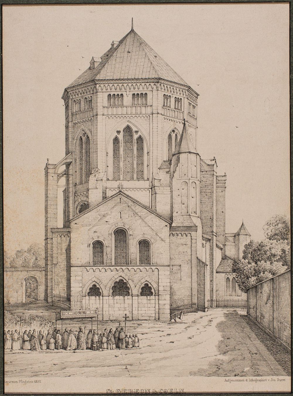 Josef Wilhelm Durm - St. Gereon in Coeln