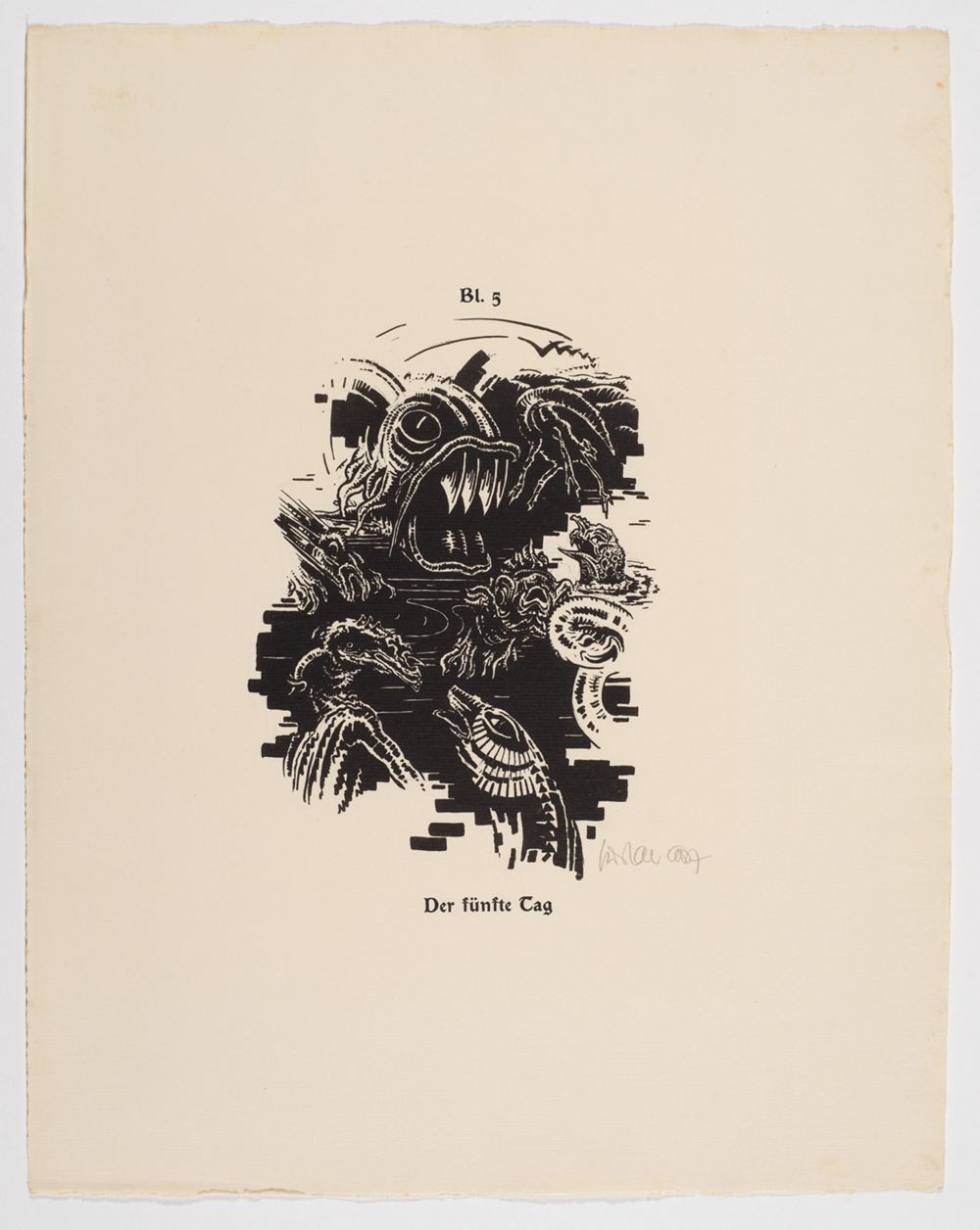 Gustav Wolf - Am Anfang / Genesis, Blatt 5