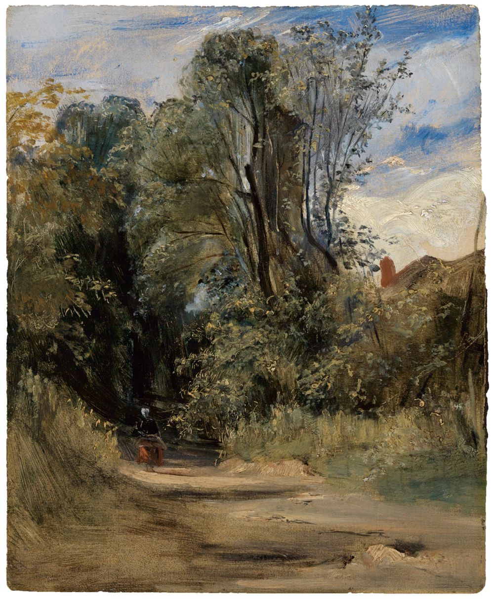 Richard Parkes Bonington - Ein Waldweg