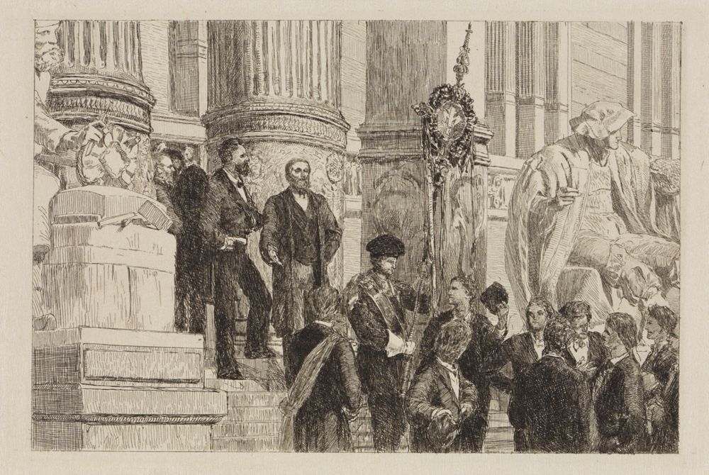 Max Klinger - Portal des neuen Kunstgewerbe-Museums