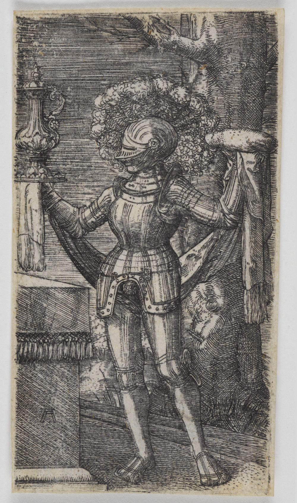 Albrecht Altdorfer - Ritter mit Brot und Wein