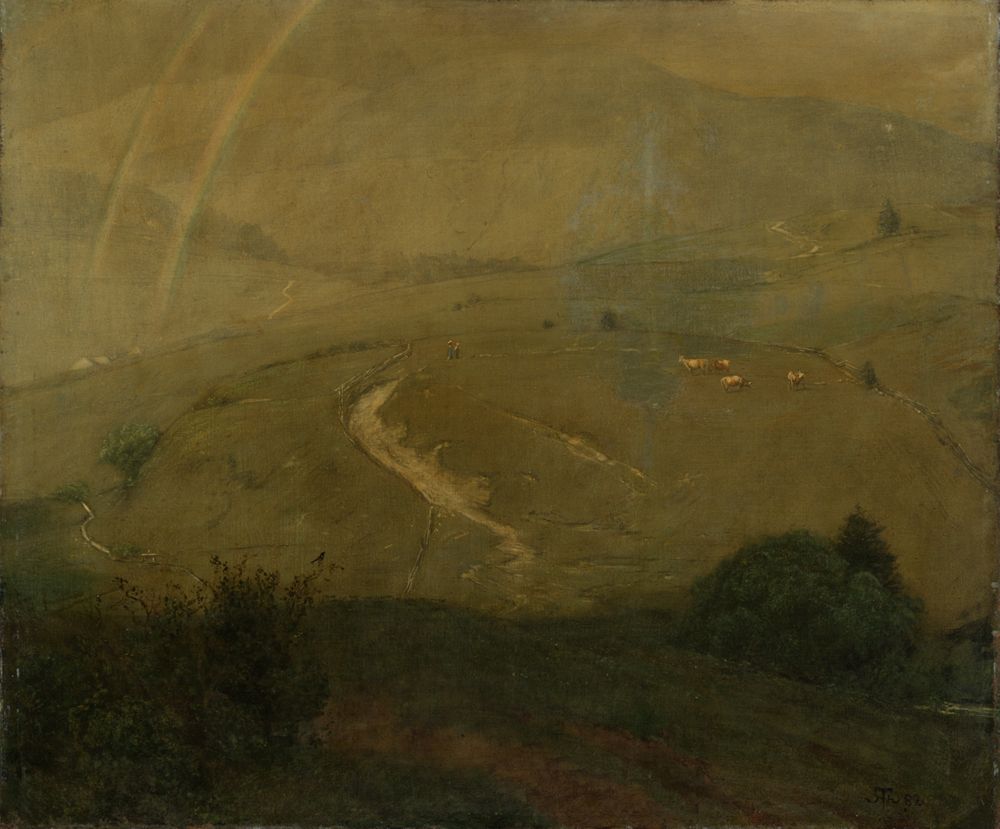 Hans Thoma - Regen im Schwarzwald