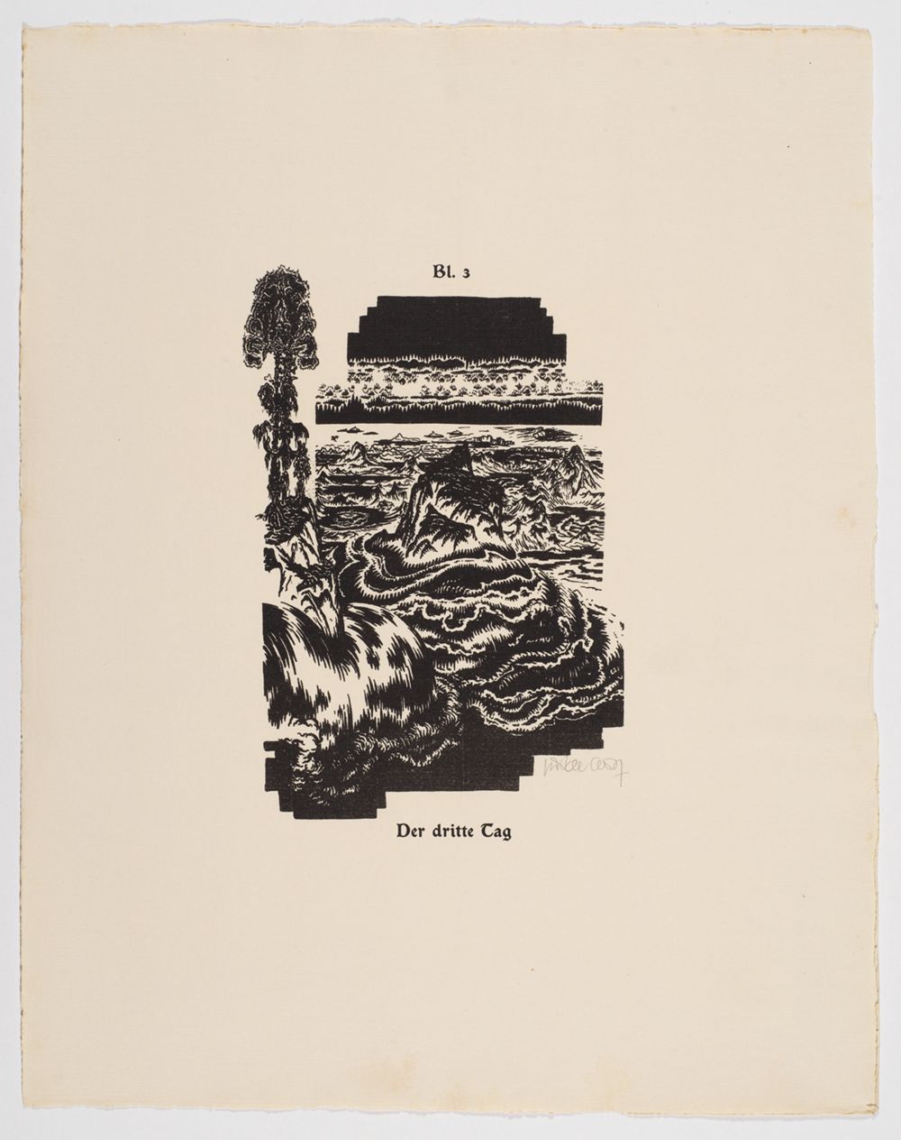 Gustav Wolf - Am Anfang / Genesis, Blatt 3