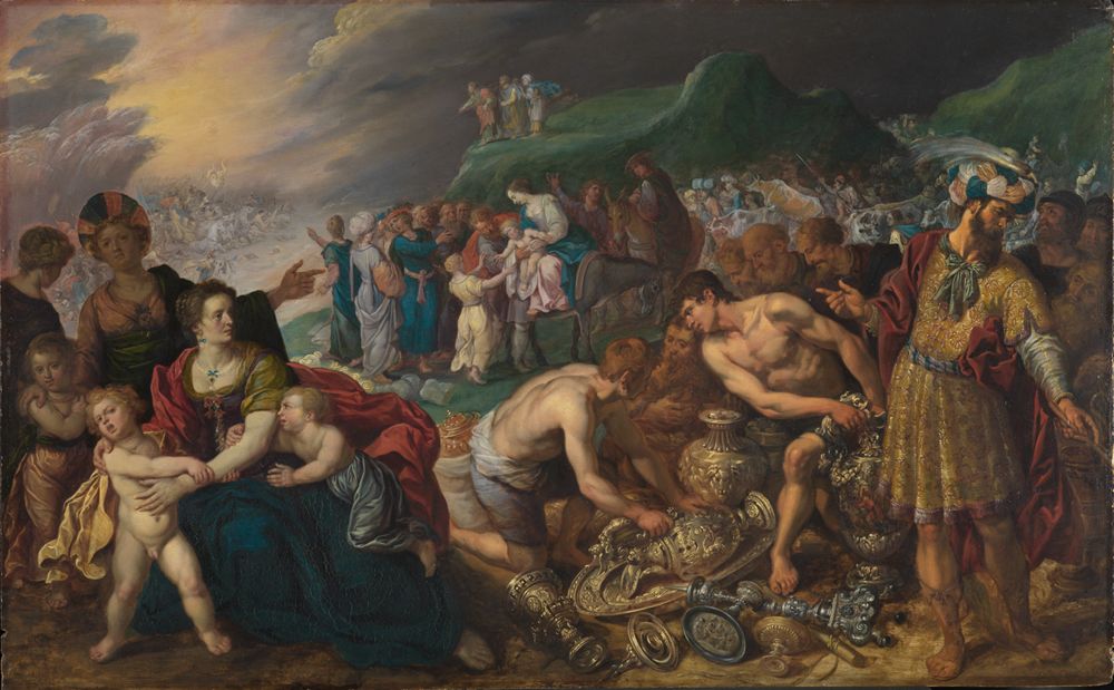Pieter van Mol (?) - Die Israeliten nach dem Durchzug durch das Rote Meer