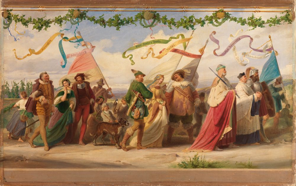 Adolf Schrödter - Triumph des Königs Wein, 5. Bild