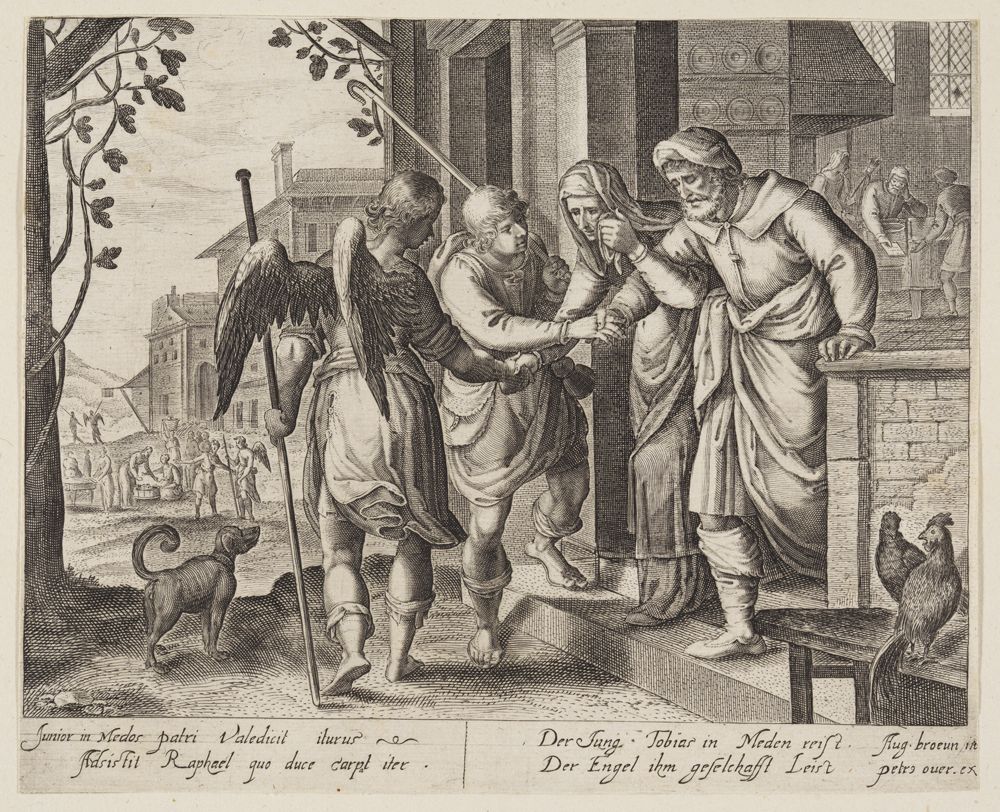Anonym (nach Augustin Braun) - Die Geschichte des Tobias, Blatt 2