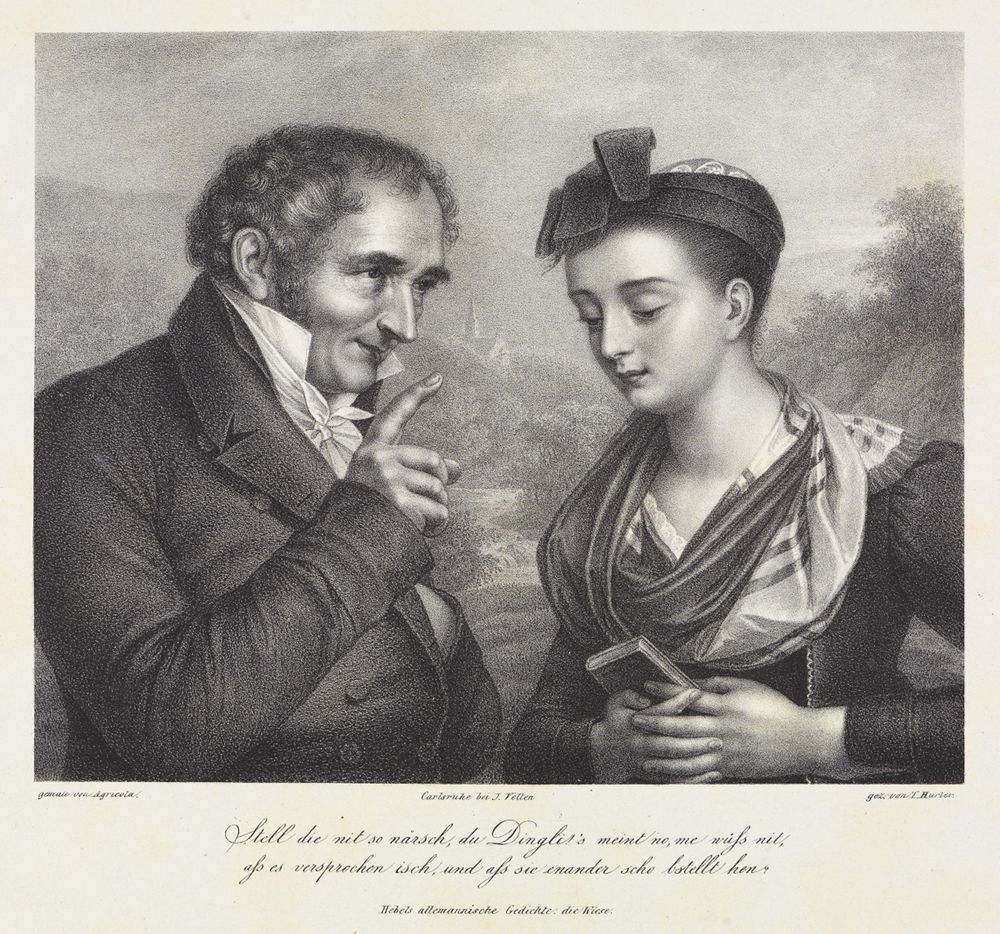 Tobias Hurter - Hebel, Johann Peter; 1760-1826 Theologe und Dichter