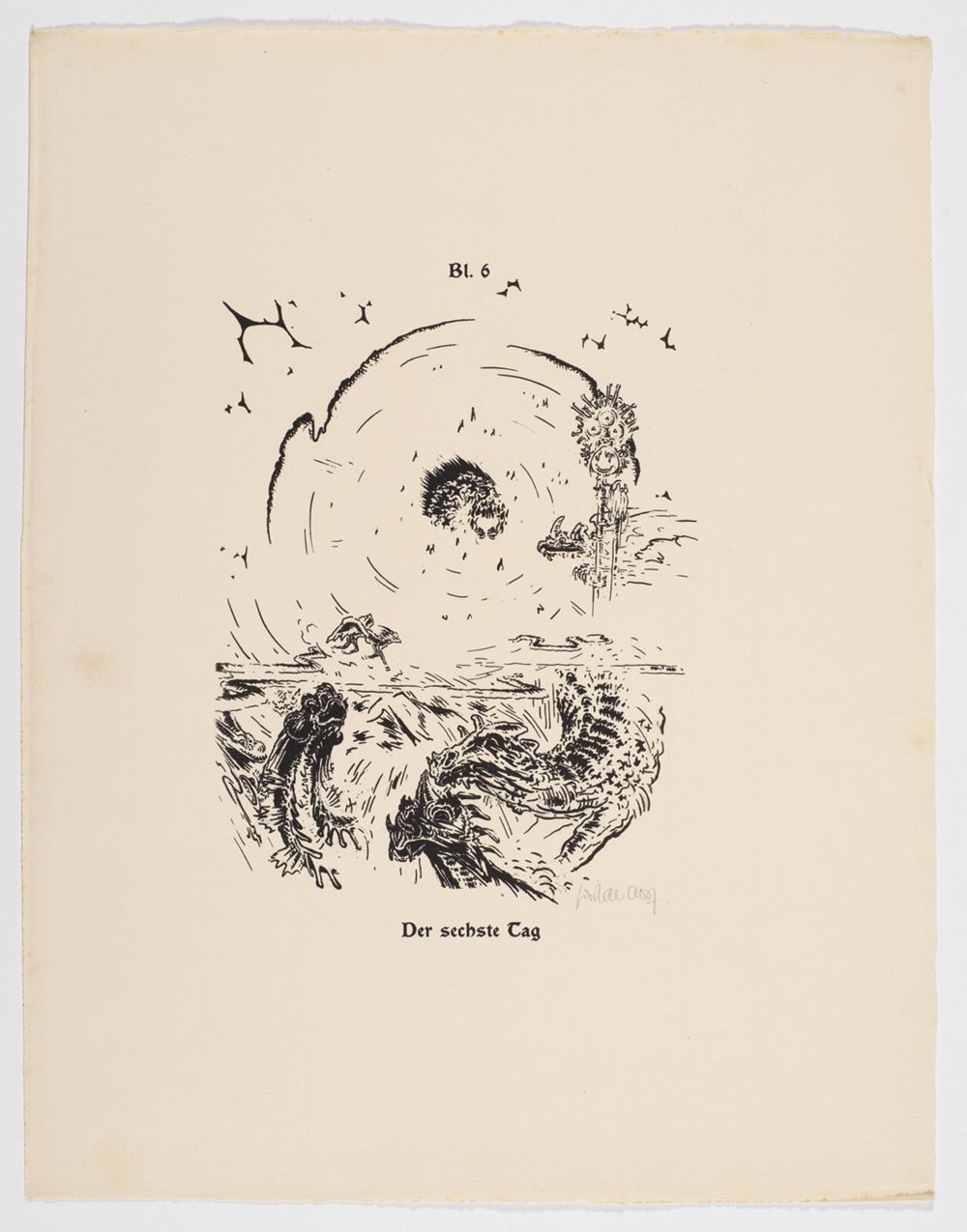 Gustav Wolf - Am Anfang / Genesis, Blatt 6