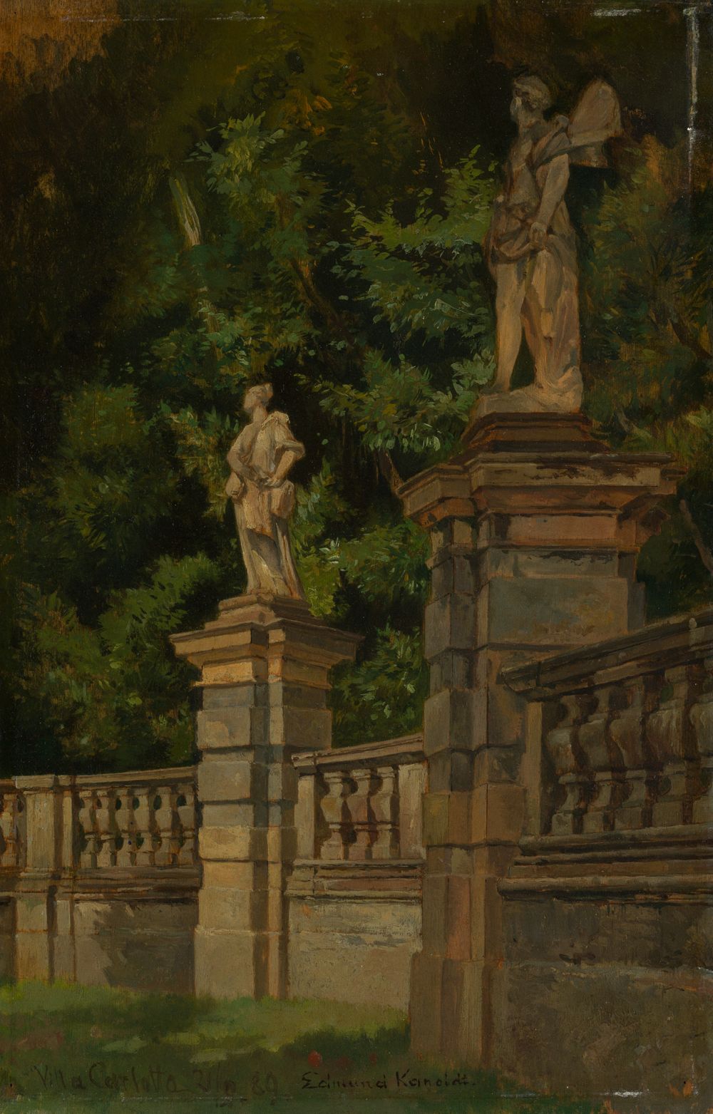 Edmund Friedrich Kanoldt - Studie aus dem Park der Villa Carlotta in Tremezzo