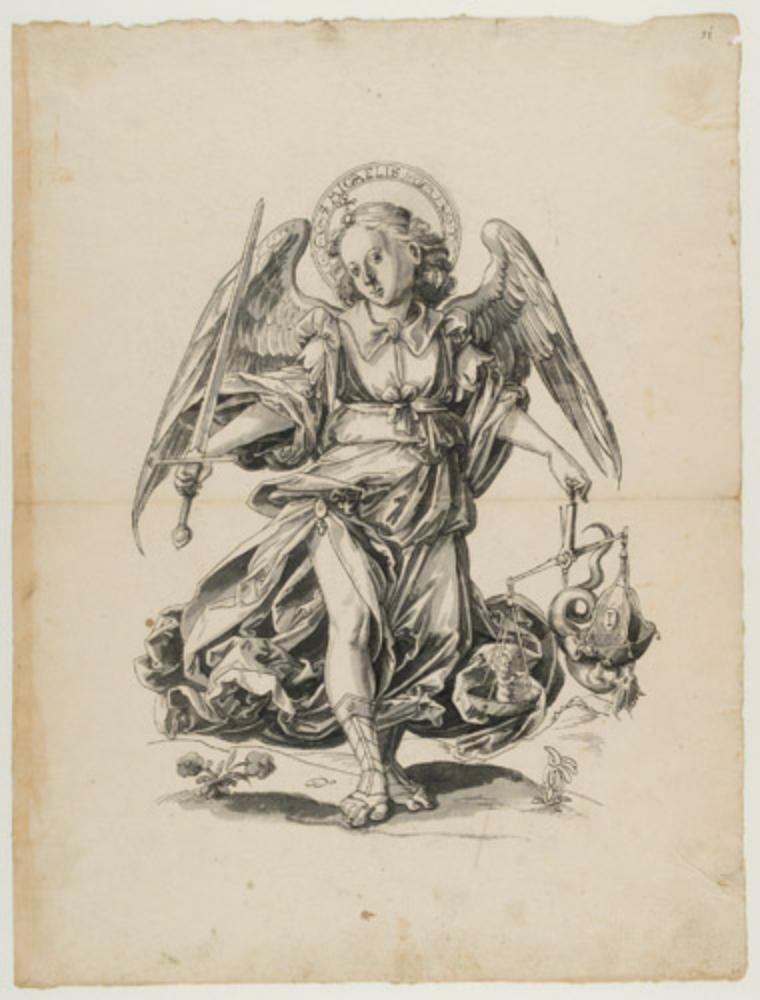 Bartholomäus Lingg (zugeschrieben) - Der Hl. Michael als Seelenwäger