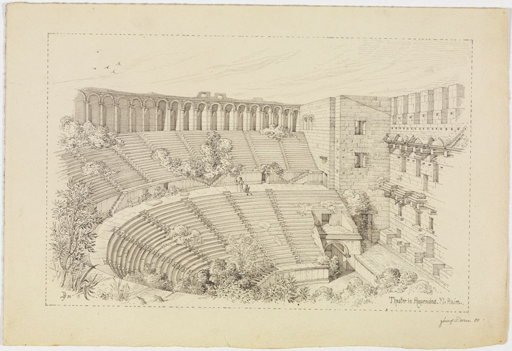 Josef Wilhelm Durm - Theater in Aspendos