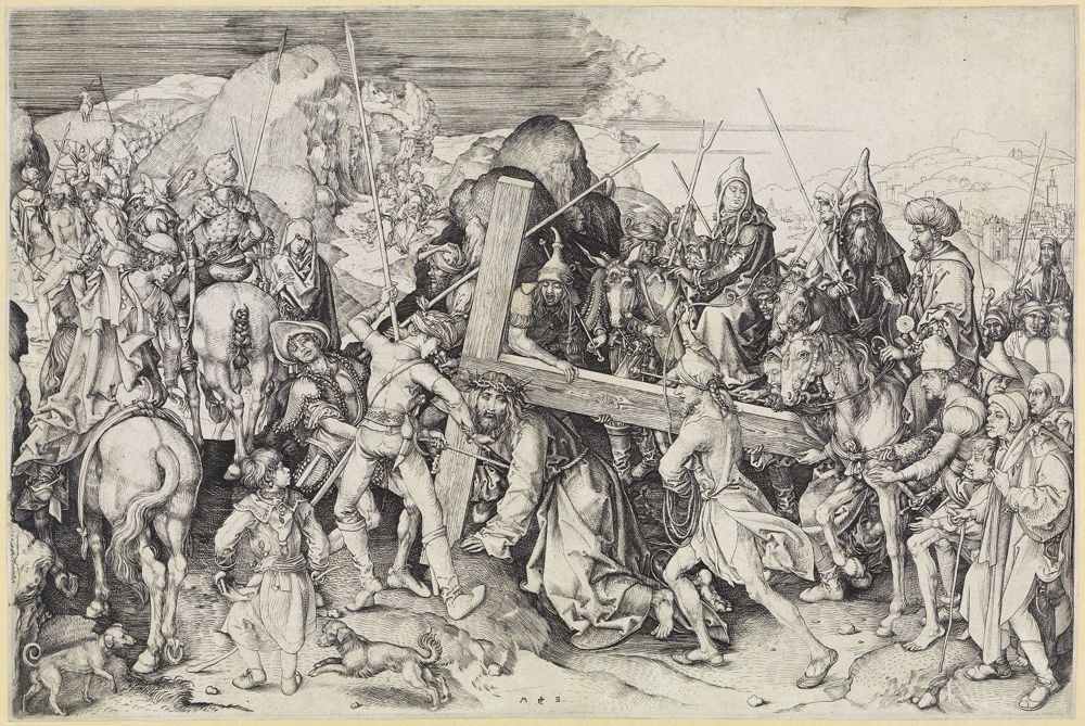 Martin Schongauer - Große Kreuztragung