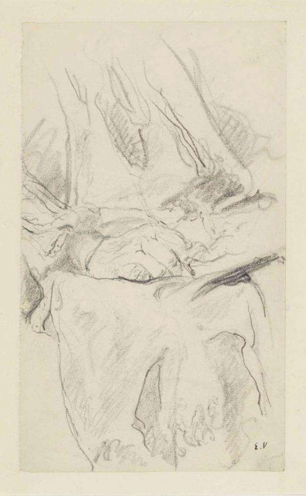 Édouard Vuillard - Ober- und Unterkörper mit rechter Hand