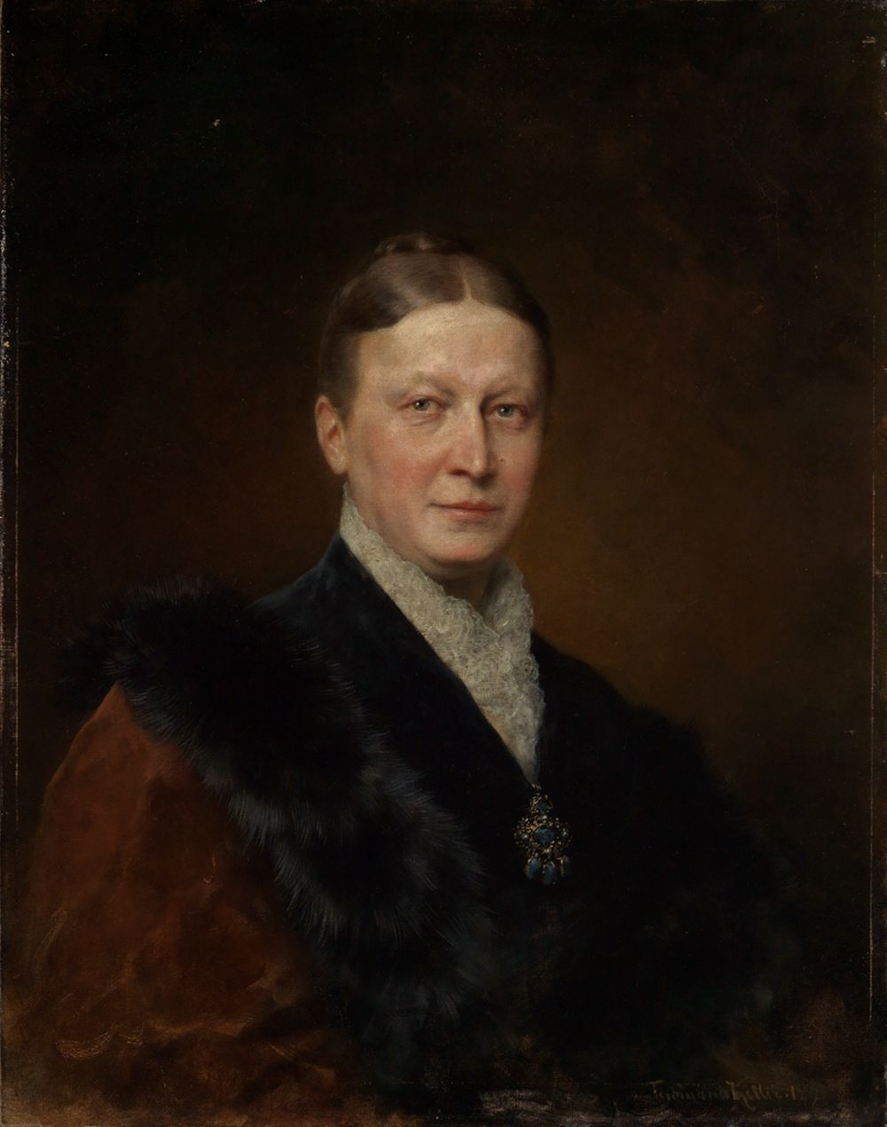 Ferdinand Keller - Bildnis Julie Miller zu Aichholz