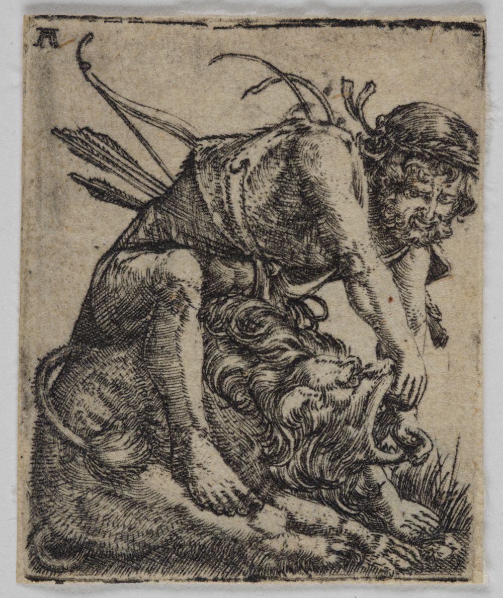 Albrecht Altdorfer - Hercules und der nemeische Löwe