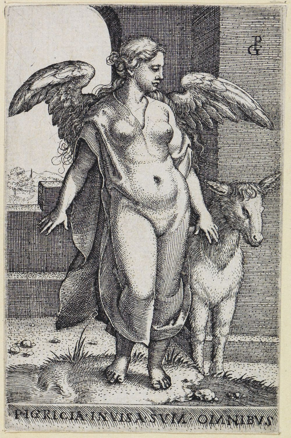 Georg Pencz - Der Trägheit (Die sieben Todsünden)