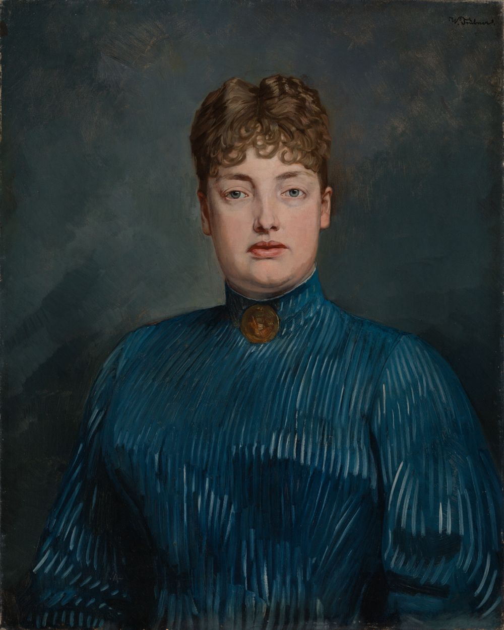 Wilhelm Trübner - Bildnis Fräulein Elly Neal