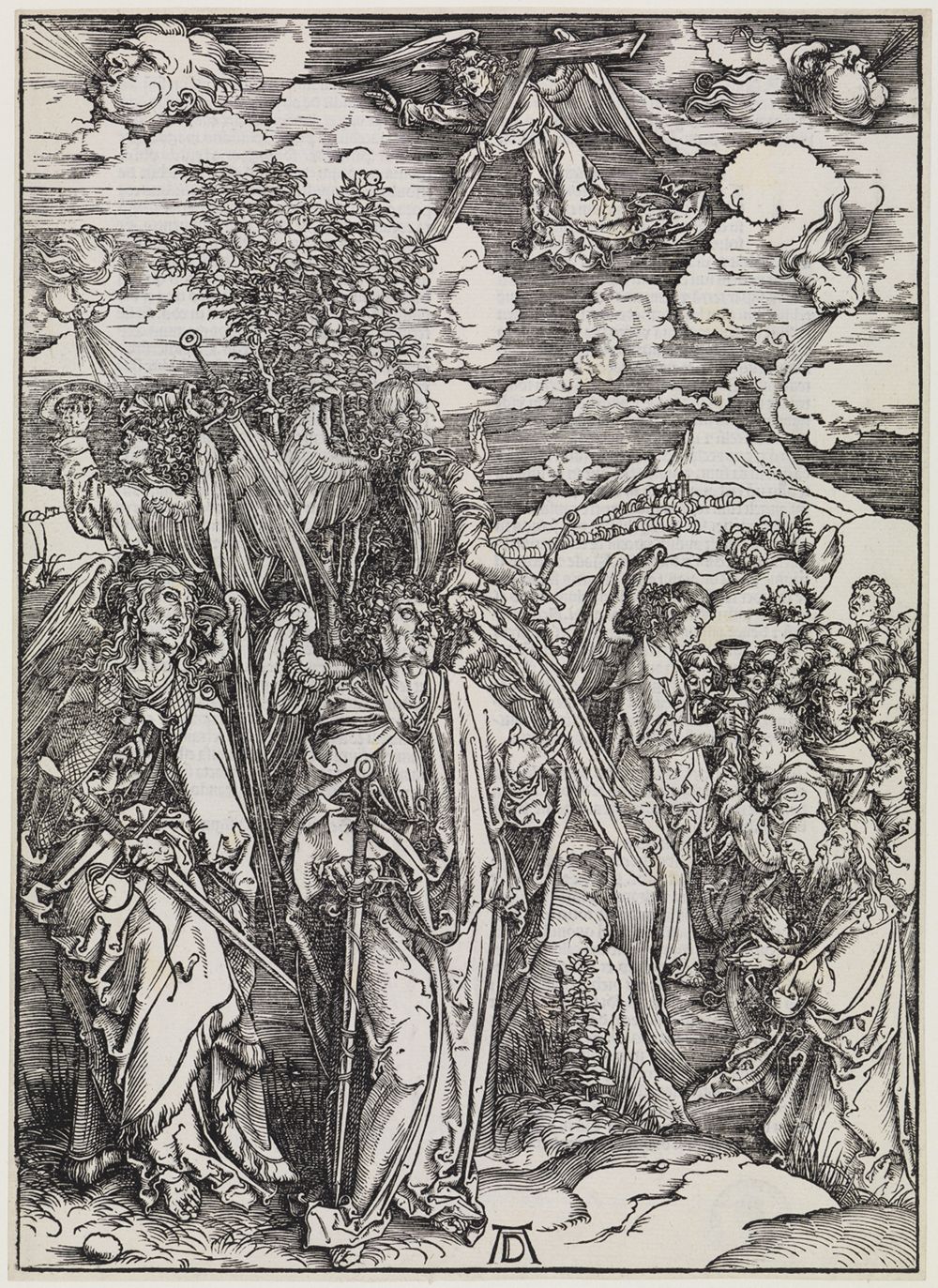 Albrecht Dürer - Vier Engel, die Winde aufhaltend / Die Versiegelung der Auserwählten