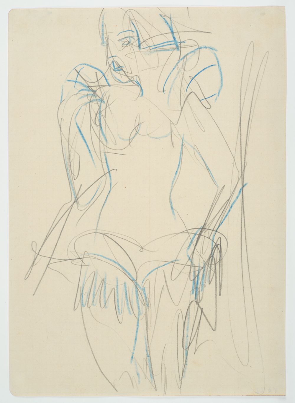 Ernst Ludwig Kirchner - Tänzerin im Kostüm