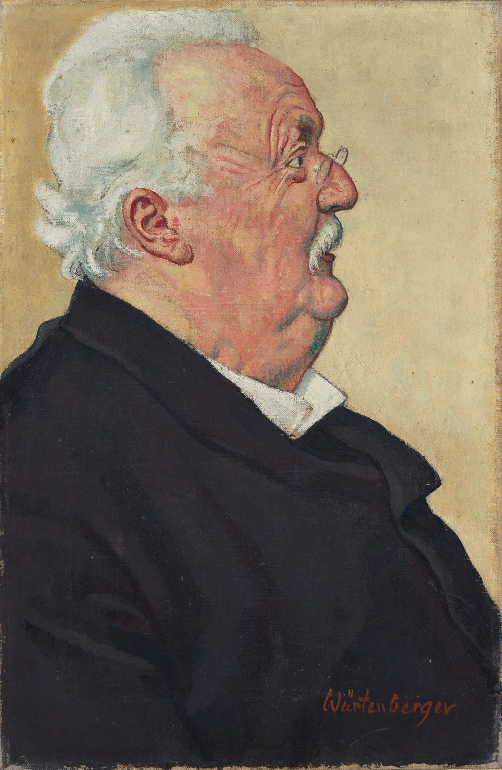Ernst Würtenberger - Bildnis des Dichters Conrad Ferdinand Meyer