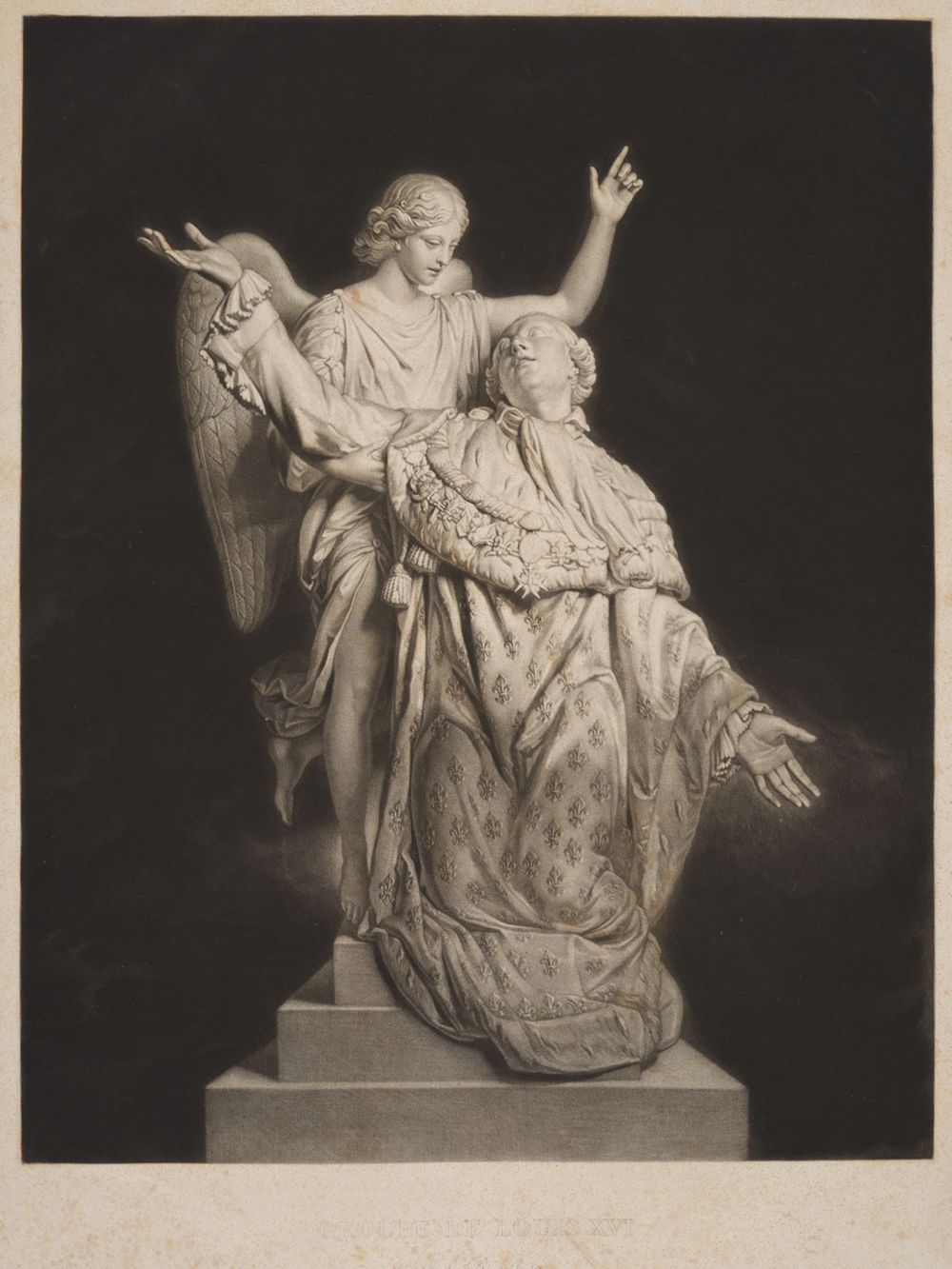 Alexandre Chardon - Gruppe nach einem Denkmal (?) Ludwigs XVI. von B. Bosio