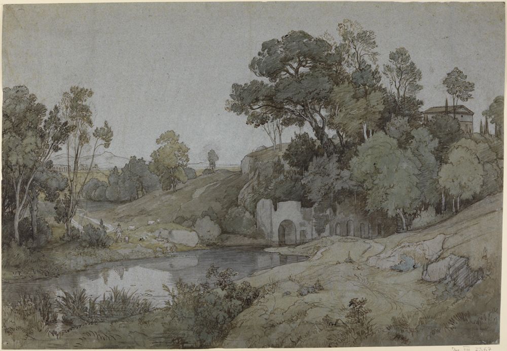 Johann Wilhelm Schirmer - Die Grotte der Egeria