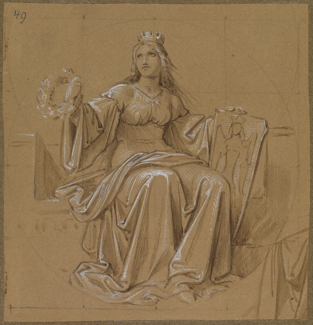 Moritz von Schwind - Allegorie der Stadt Nürnberg