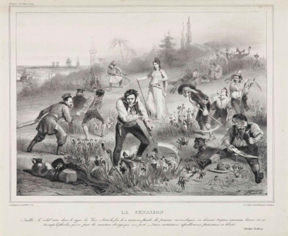 J. J. Grandville - La fenaison