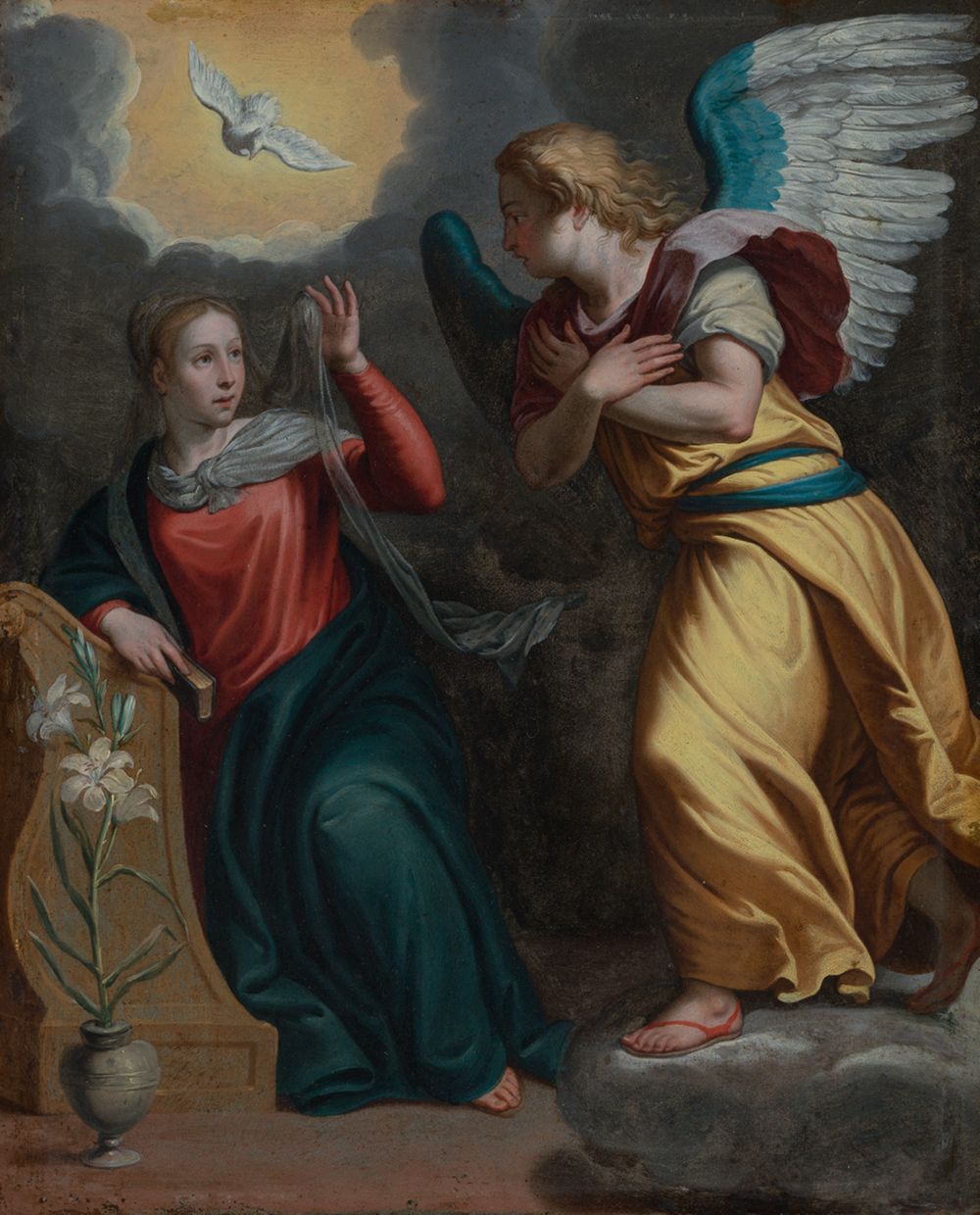Römischer Meister(?) - Verkündigung an Maria