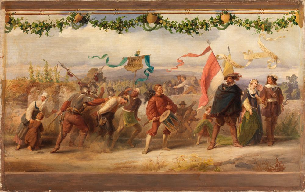 Adolf Schrödter - Triumph des König Wein, 6. Bild