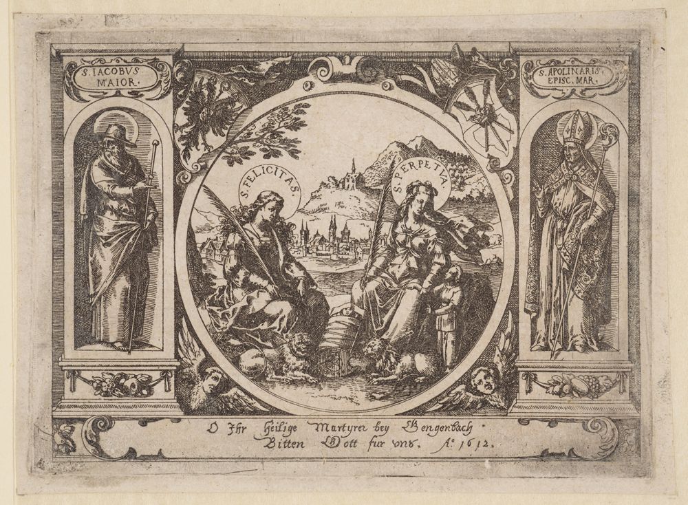 Friedrich Brentel - Die Heiligen der Einbethenkapelle bei Gengenbach