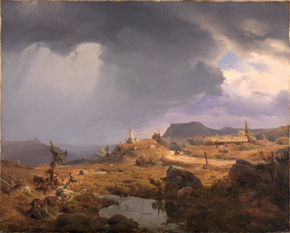 Andreas Achenbach - Norwegische Landschaft