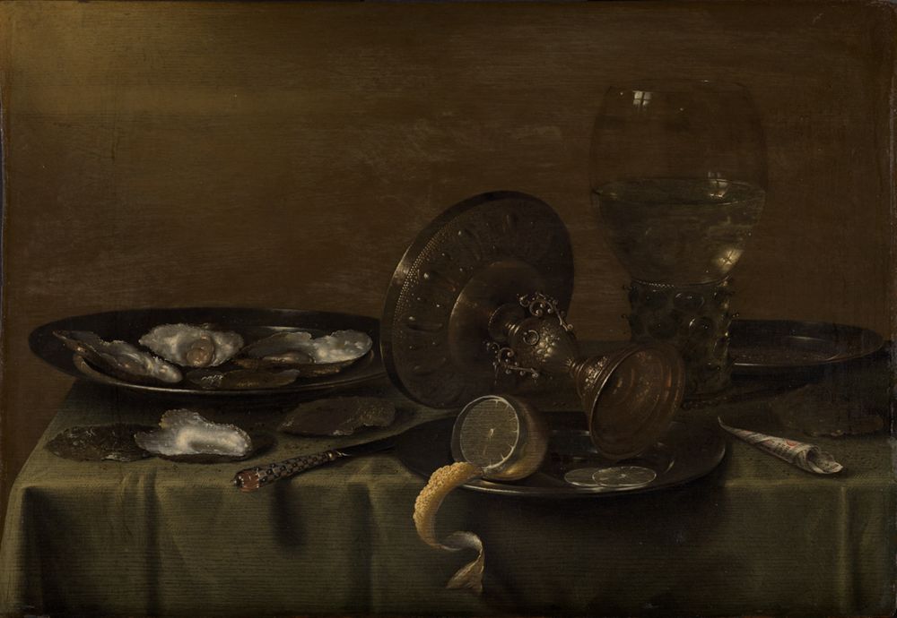 Willem Claesz. Heda - Frühstücksstillleben mit Silbertazza