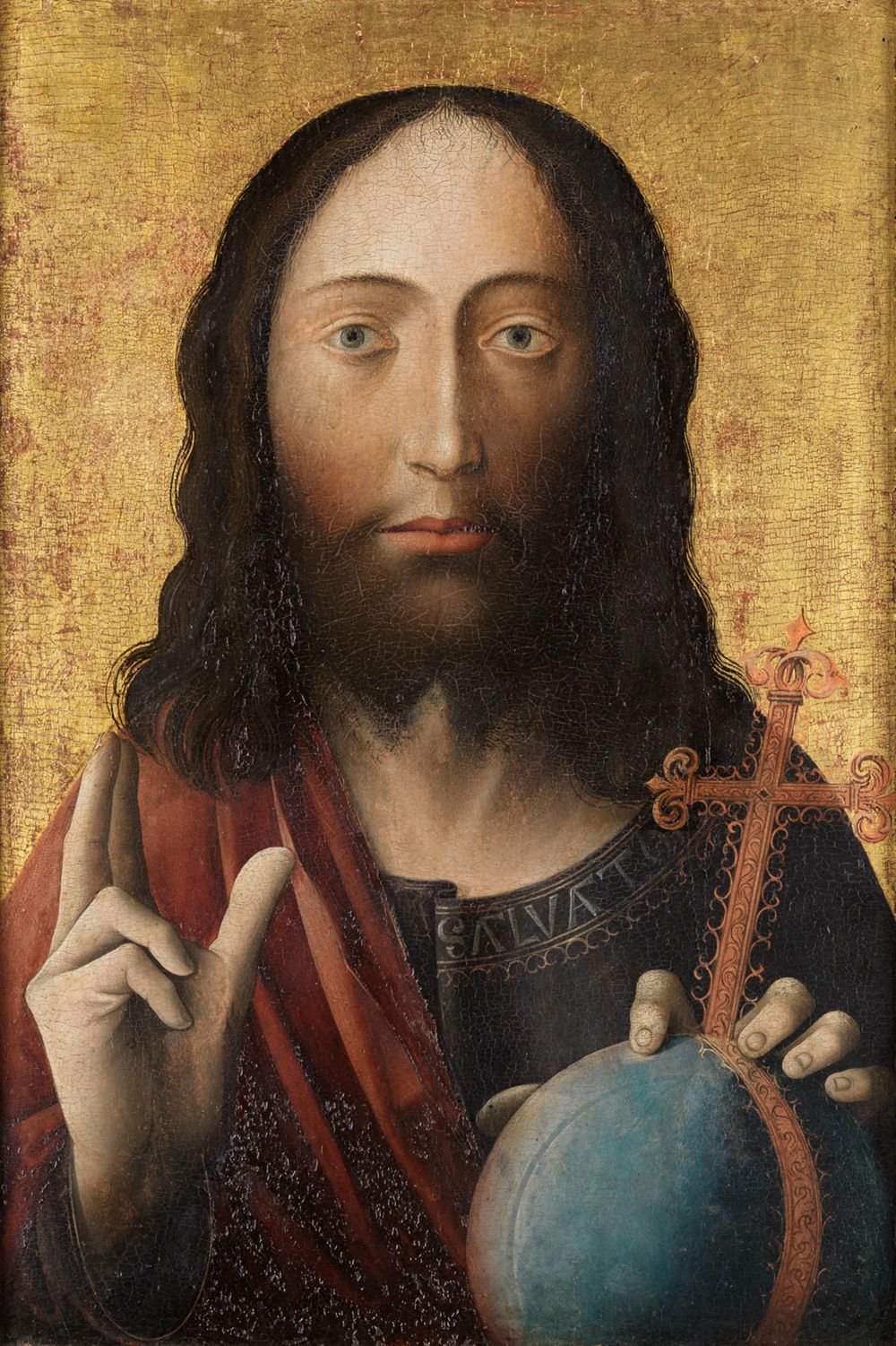 Deutscher Meister - Christus als Salvator Mundi