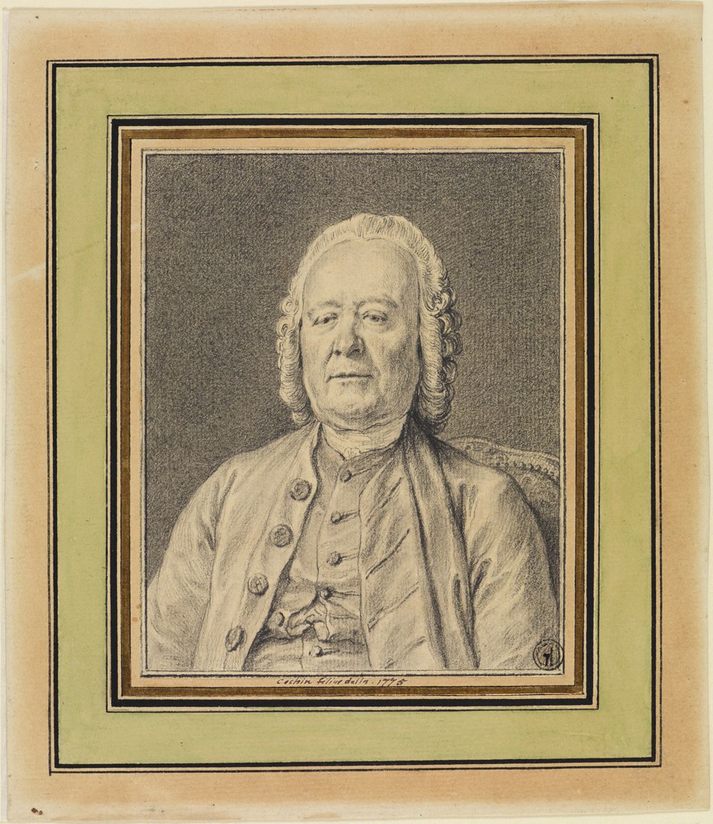 Charles Nicolas Cochin d. J. - N. Cuvillier, Brustbild