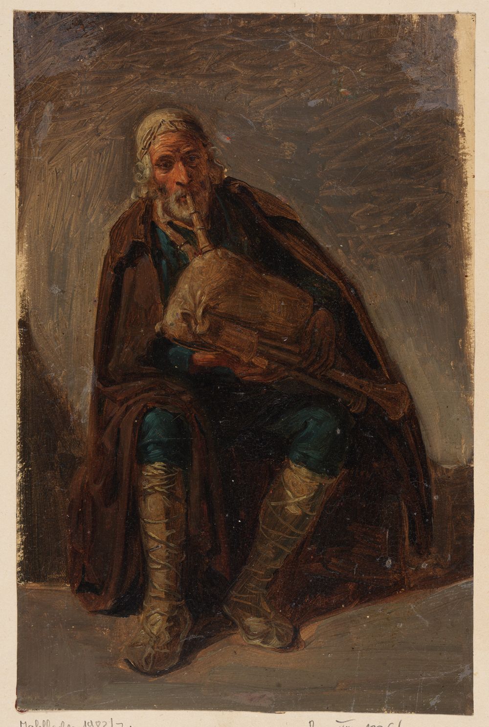 Johann Baptist Kirner - Dudelsack blasender Italiener