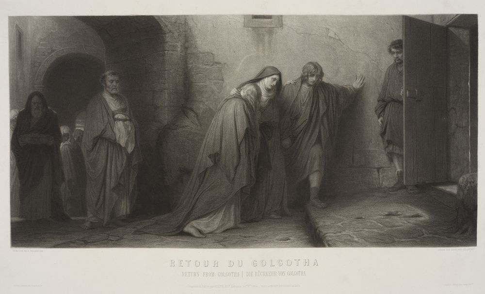 Edouard Girardet - Die Rückkehr von Golgotha