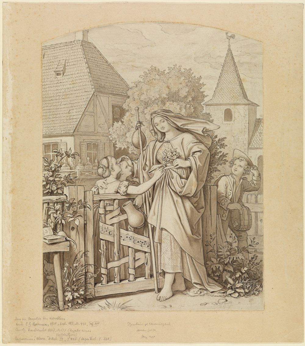 Moritz von Schwind - Das Pfarrhaus von Cleversulzbach