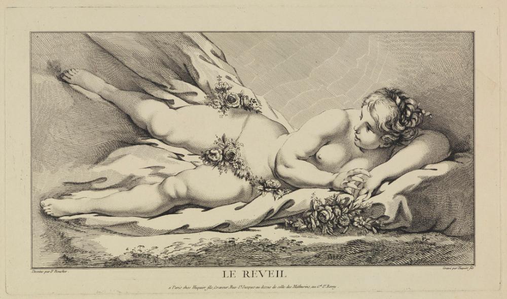 Jacques Gabriel Huquier - Le Reveil