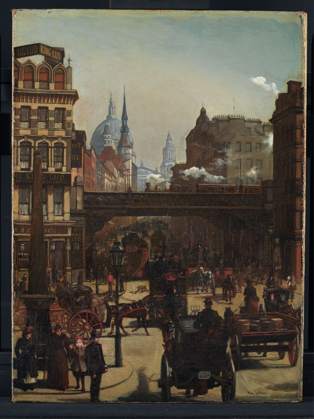 Wilhelm Trübner - Ludgate Hill