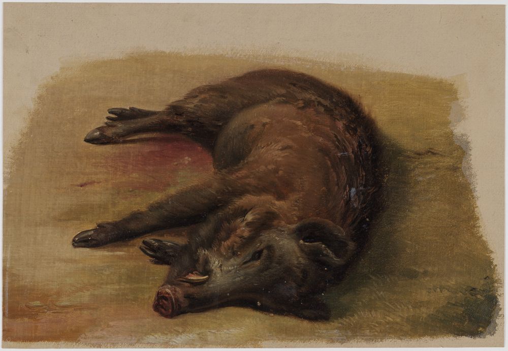 Johann Baptist Kirner - Erschossener Eber